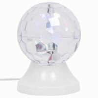 Светильник-проектор свд 3,5Вт d100мм диско-шар белый/мульти Лизогуб М.А. ИП