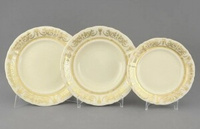 Набор тарелок на 6 персон 18 предметов Слоновая кость, Соната Leander 07560119-1373