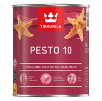 Алкидная краска Tikkurila Euro Pesto 10 Бесцветная (База С) 0.9 л