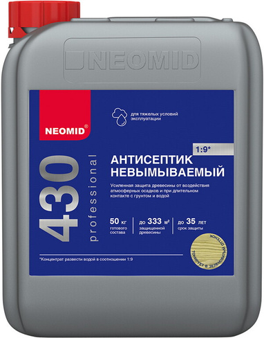 Антисептик для дерева Neomid 430 Eco Зеленый (5кг)