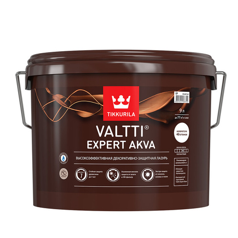 Пропитка для дерева TIKKURILA Valtti Expert Akva Бесцветная (9л)