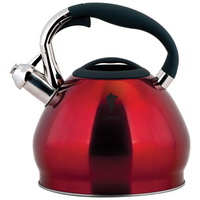 Чайник Leonord стальной со свистком 3.4л красный 002804