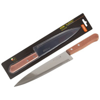 Нож поварской Mallony MAL-01AL 20см деревянная ручка 005165