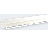 Раскладка для плитки внутренняя, однотоннный белый 9-10мм Лайнпласт LRVB001-9-10