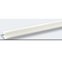 Раскладка для плитки наружная, однотонный белый 7-8мм Лайнпласт LRNB001-7-8