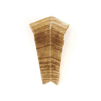 Угол внутренний для плинтуса ПВХ (в упаковке 2 штуки) 76мм Старое дерево, Роял 218