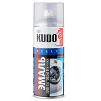 Эмаль для бытовой техники Kudo аэрозоль белая KU-1311 (0.52л)
