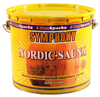 Состав защитный для саун Symphony NORDIC Sauna база EP бесцветный (2.7л)
