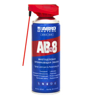Смазка-спрей многоцелевая проникающая ABRO MASTERS с насадкой AB-8-450-RE (450мл)