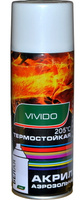 Краска Vivido термостойкая аэрозоль акриловая белая 205°С VITPWH (0.52л)