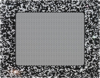 Вентиляционная решетка Kratki 17x17 Venus Swarovsky черно-серебристая 17SV/CS