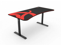 Стол для компьютера Arozzi Arozzi игровой стол Arena, ШхГхВ: 160х82х82 см, цвет: черный каркас/черно-красный