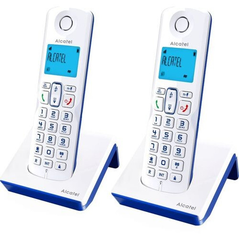 Радиотелефон Alcatel S230 Duo ru white, белый [atl1424119]