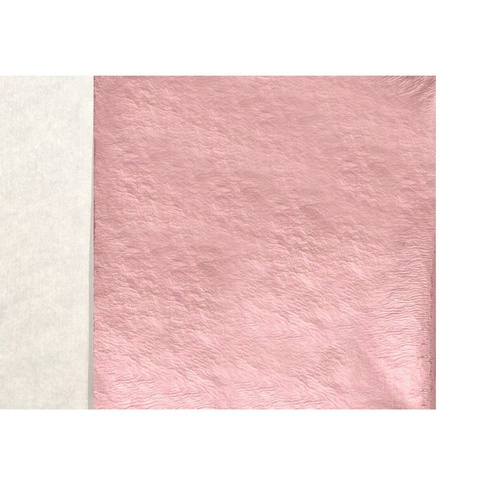 Поталь в книжке 8 х 8,5 см, 100 листов, фольгированная розовая Calligrata