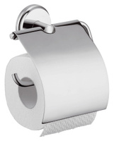 Держатель туалетной бумаги Hansgrohe Logis Classic с крышкой, хром (41623000)