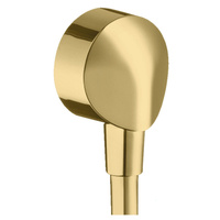 Шланговое подсоединение Hansgrohe FixFit E без клапана обратного тока, полированное золото (27454990)