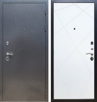 Входная стальная дверь Армада 11 ФЛ-291 (Антик серебро / Белый матовый)