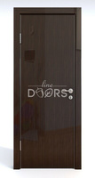 Дверная Линия Шумоизоляционная дверь 42 Дб модель 600 цвет глянец Венге 600х2000