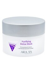 Aravia Professional Purifying Detox Mask - Очищающая маска с активированным углем, 150 мл