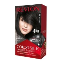 Revlon - Набор для окрашивания волос в домашних условиях: крем-активатор + краситель + бальзам, #11 Soft Black (Мягкий ч