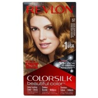 Revlon - Набор для окрашивания волос в домашних условиях: крем-активатор + краситель + бальзам, #57 Lightest Golden Brow