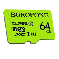 Карта памяти Micro SDXC TF 64GB, Class10 "BoroFone"