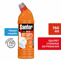 Sanfor Гель для унитаза для сложных загрязнений, 0.75 л