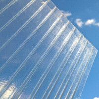 Поликарбонат премиум RolyalPlast 8 мм Колотый лед прозрачный