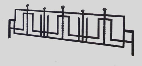 Ограда на могилу кованая ОК-13