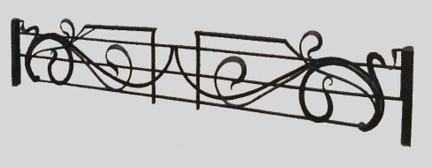 Ограда на могилу кованая ОК-18
