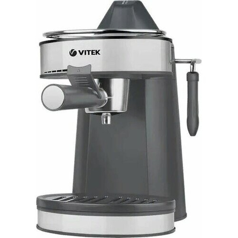 Кофеварка Vitek VT-1524, рожковая, серый VITEK