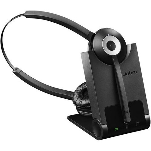 Гарнитура Jabra Pro 920 Duo, для контактных центров, накладные, DECT, черный [920-29-508-101]