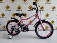 Велосипед детский 16 дюймов Timetry розовый