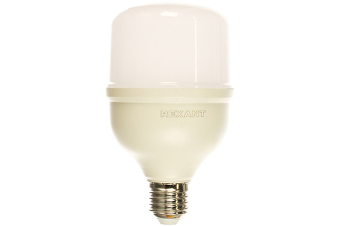 Лампа светодиодная высокомощная 30Вт E27 (+переходник E40) 2850Лм AC140~265В 6500K Rexant