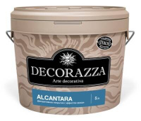 Декоративное покрытие Decorazza Alcantara ALC001 белая 5 л