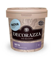 Декоративное покрытие Decorazza Seta Nova база Argento STN001 белое 5 л