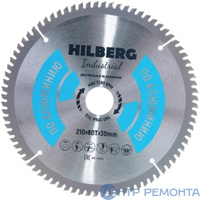 HILBERG Диск пильный industrial Алюминий 210*30*80Т НА210
