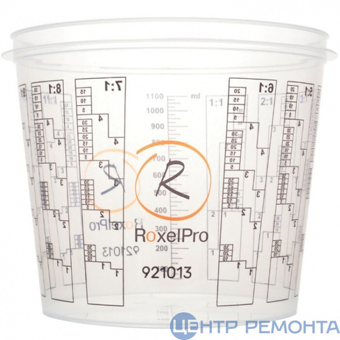 RoxelPro Ёмкость пластиковая для смешивания красок 1,4 л