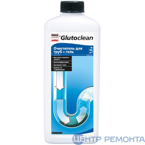 ПУФАС Glutoclean N377 Очиститель для труб гель Gl.Rohr Frie Gel